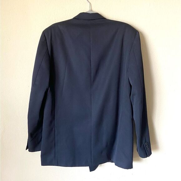 Toscanini Blue Blazer Made in Italy Size 42R - Picture 4 of 8